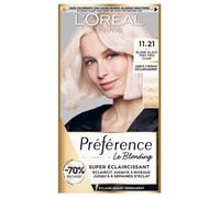 L'Oréal Paris Coloration cheveux permanente Préférence 11.21 Moscou Blond glacé très très clair