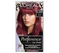 L’ORÉAL PARIS - Coloration Cheveux Permanente - Longue Durée & Lumineuse - Couvre 100% des Cheveux Blancs - Préférence Les Vivids - Nuance : Violet (5.260)