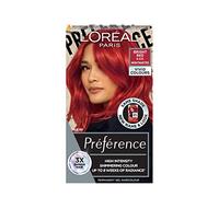 L'Oréal Paris Coloration permanente pour cheveux, brillance longue durée et couleur intense, jusqu'à 8 semaines, Preference Vivids (Colorista), rouge vif 8.624, 1 paquet
