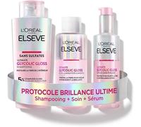 L'Oréal Paris – Routine capillaire protectrice – Acide glycolique, sans sulfates – 3 produits
