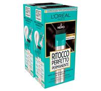 L'Oréal Paris Retouche Parfaite Couleur Permanente pour Couverture Recroissance Cheveux avec Applicateur de Précision Bec et Peigne Couleur 2 Noir - 2 Traitements