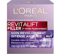 L'Oréal Paris – Crème nuit Revitalift Filler – Acide hyaluronique – 50 ml