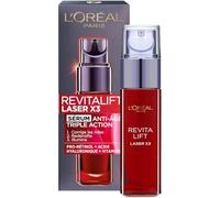 L'Oréal Paris Revitalift Laser X3 Sérum Visage Anti-Âge – Acide Hyaluronique & Pro‑Xylane 30 ml