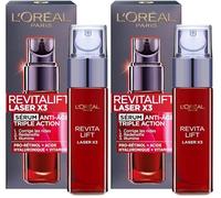 L'Oréal Paris - Revitalift Laser X3 - Sérum Visage Anti-Âge Peau Neuve Triple Action Multi-Correction - À l'Acide Hyaluronique et au Pro-Xylane Concentré (3%) - Pour Tous Types de Peaux - 30 ml
