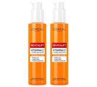 L'Oréal Paris Revitalift Nettoyant Visage à la Vitamine C + Acide Salicylique Pour Peaux Sensibles - 2 Flacons de 150ml