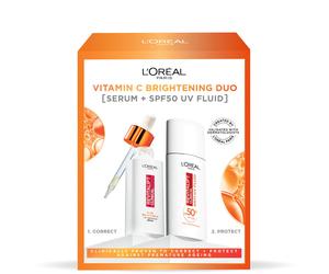 L'Oréal Paris Revitalift Pure Vitamin C Sérum et Fluide Invisible SPF 50+ Duo Visage