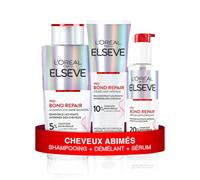 L'Oréal Paris - Routine Capillaire Protectrice pour Cheveux Abîmés & Sur-Sollicités - Shampooing + Démêlant + Sérum Sans Rinçage - Complexe à l'Acide Citrique - Elseve Pro Bond Repair - 3 Produits