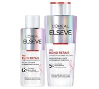 L'Oréal Paris - Routine Capillaire Réparation Profonde - Tous Types de Cheveux Abîmés - Pré-Shampooing + Shampooing - Complexe à l'Acide Citrique - Elseve Pro Bond Repair - 2 Produits
