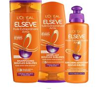 L'Oréal Paris - Routine de Soins Capillaires pour Bouclés et Secs - 3 Produits