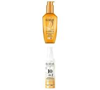 L'Oréal Paris Routine Elseve Huile Extraordinaire Complète, Soin Universel 100ml + Spray 10-en-1 150ml, Huiles Précieuses Marula + Camélia, Protection Chaleur 230°C + Anti-Frizz 24h