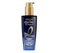 L'Oréal Paris Sérum nourrissant pour cheveux doux et brillants, agit durablement contre les frisottis, ne laisse pas de résidus, à l'huile de fleur de camélia, sérum Magique de Midnight d'Elvital, 100