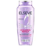 L'Oréal Paris - Shampooing Ré-Hydratant pour Cheveux Déshydratés et Fatigués - Hydratation 72H - Brillance - À l'Acide Hyaluronique - Elseve Hyaluron Repulp - 300 ml