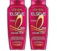 L'Oréal Paris - Shampooing Soin Protection Couleur - Protection Couleur Jusqu'à 10 Semaines - Pour Tous Types de Cheveux Colorés ou Méchés - Enrichi en Pivoine et Filtre UV - Elseve Color-Vive - 400ml