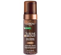 L'Oréal Paris Skincare Sublime Bronze Mousse à eau autobronzante hydratante à séchage rapide, autobronzant sans traces pour un bronzage naturel, 141,7 g