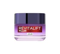 L'Oréal Paris - Soin Anti-Âge Revolumisant - Crème Jour Anti-Rides & Volume - Hydratation & Fermeté - Enrichi en Acide Hyaluronique - Pour Tous Types de Peaux - Revitalift Filler - 50 ml