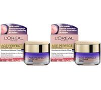 L'Oréal Paris Soin de nuit rafraîchissant pour les femmes : pour une peau uniforme et éclatante et un éclat rose frais avec des cellules de rose de pivoine, du calcium et de la vitamine B3 et SPF 20,