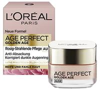 LOréal Paris Soin des yeux, Age Perfect Golden Age, crème anti-âge pour les yeux, éclaircissante et anti-affaissement, pour peaux matures et ternes, avec extrait de pivoine et calcium B5, 15 ml