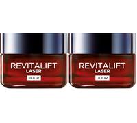 L'Oréal Paris - Soin Profond Visage Anti-Âge - Crème de Jour Anti-Âge Triple Action - À l'Acide Hyaluronique, Pro-Rétinol & Vitamine C - Tous Types de Peau - Revitalift Laser X3 - 50 ml