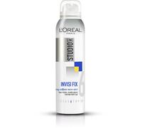 L'Oréal Paris - Spray Coiffant Micro-Aéré Fixation Forte - Résultat Souple et Naturel - Tenue 24H - Sans Résidus - Tous Types de Cheveux - Studio Line Invisi'FX - 150 ml