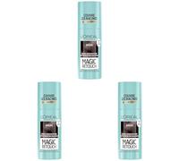 L'Oréal Paris Spray Instantané Correcteur de Racines & Cheveux Blancs, Magic Retouch, Brun, 75 ml (Lot de 3)