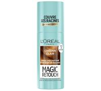 L'OREAL PARIS - Spray Retouche Racines Châtain Clair, Couleur Naturelle Instantanée, Finition Impeccable (Boîte) - Le Lot De 2