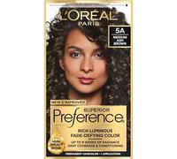 L'Oreal Paris - Système brillance et anti-affadissement de couleur Superior Preference - Une couleur qui dure sans devenir fade, terne ou cuivrée - Châtain moyen cendré