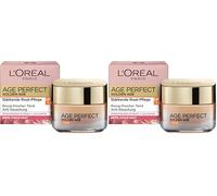 L'Oréal Paris Tagespflege, Age Perfect Golden Age, Anti-Aging Gesichtspflege, Festigung und Glanz, Für reife und fahle Haut, LSF 20, Mit Pfingstrosen-Extrakt, 50 ml (Lot de 2)
