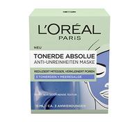 L'Oréal Paris Tonerde Absolue Lot de 2 masques anti-impuretés 2 x 15 ml