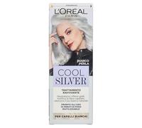 L'Oréal Paris Traitement revitalisant pour cheveux blancs, action anti-jaunissement et fortifiant, cheveux blancs brillants et reflets argentés, cheveux 2 fois plus forts, Cool Silver, teinte : blanc