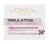 L'Oréal Paris Triple Aciva Crème Hydratante Protectrice pour peaux sèches ou sensibles - 50 ml