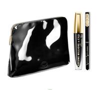 L'Oréal Paris Trousse Maquillage Mascara Volume Millions Cils Noir | Formule 99% origine naturelle, Eyeliner Perfect Slim inclus, Pigments minéraux noirs, Trousse vinyle tendance