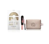 L'Oréal Paris Voyage Enchanté Coffret Cadeau Noël Mascara Air Volume 30H Extra Noir + Crayon Yeux Le Khol Noir + Pochette Velours