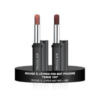 L'Oréal Paris x Mugler - Duo Rouge à Lèvres Power Matte 603 & 590 - Edition Limitée