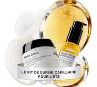L'OREAL PROFESSIONEL - Kit Voyage Cheveux Abîmés - Protection Solaire - Anti-UV - Hydrate Intensément & Répare - Format Avion Cabine - Masque Metal Detox (75ml) & Huile Absolut Repair Molecular (30ml)