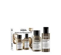 L’Oréal Professionnel, Kit Découverte Absolut Repair Molecular, Tous Types de Cheveux Abîmés, Duo Shampoing (100ml) + Sérum à Rincer (75ml), Formule Brevetée