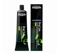 L'Oréal Professionnel, iNOA 6 Blond Foncé, Lot de 3 Tubes de Coloration Permanente Sans Ammoniaque & Végane, Couvre jusqu'à 100% des Cheveux Blancs, Couleur Eclatante & Longue Durée, Sans Reflet