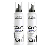L'Oréal Professionnel, Mousse Coiffante Volume Extra Full, Force 5, Tenue & Volume depuis la Racine, Fini Brillant & Naturel, N'alourdit pas la Fibre, Tecni Art 250 ml - lot de 2
