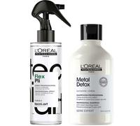 L'Oréal Professionnel: Pros Favourites Duo: Metal Detox Shampoo for Hard Water & Tecni Art Pli Hair Volumising Memory Styling Spray