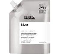 L'oréal Professionnel, Recharge Shampoing Violet Déjaunissant & Raviveur D'éclat, Cheveux Blancs Ou Gris, Elimine Les Reflets Jaunes Et Cuivrés, Apporte Douceur & Brillance, Silver, 500ml[Z356]