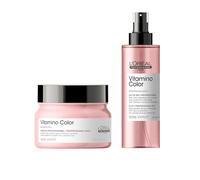 L'OREAL PROFESSIONNEL - Routine Pour Cheveux Colorés - Vitamino Color - Protège la Couleur Pendant 8 Semaines - Cheveux 6x Plus Brillants & Protégés - Masque (250ml) + Lait (190ml)