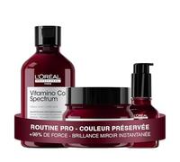 L'OREAL PROFESSIONNEL - Routine Pour Cheveux Colorés - Vitamino Color Spectrum - Préserve la Couleur - +98% de Force - Brillance Miroir Instantanée - Shampoing (300ml) + Masque (250ml) + Sérum (50ml)