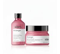 L'OREAL PROFESSIONNEL - Routine Pour Cheveux Longs & Cassants - Pro Longer - -69% de Casse & -31% de Fourches - Cheveux plus Forts et plus Brillants - Shampoing (300ml) + Masque (250ml)