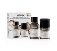 L'OREAL PROFESSIONNEL - Routine Pour Cheveux Secs & Abîmés - Absolut Repair Molecular - Répare 2 Ans de Dommages - Force +94% & Thermoprotection - Shampoing (100ml) + Masque Sans Rinçage (50ml)