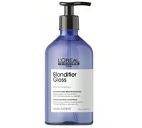 L'Oréal Professionnel Serie Expert Blondifier Gloss Shampoo 500ml Le shampooing éclaircissant pour cheveux blonds redonne de l'éclat et un aspect sain aux cheveux. Le shampooing lave les cheveux en do