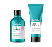 L'OREAL PROFESSIONNEL - Shampoing Dermo-Regulateur Scalp Advanced - Homme & Femme - +83% d'Apaisement du Cuir Chevelu - Tous Types de Cheveux & Cuirs Chevelus Sensibles - Sans Silicone