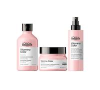 L'Oréal Professionnel, Shampoing + Masque + Lait Sans Rinçage Fixateur de Couleur pour Cheveux Colorés, Vitamino Color, SERIE EXPERT, 300ml + 250ml + 190ml