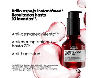 LOREAL PROFESSIONNEL Traitement des cheveux Vitamino Color Spectrum Sérum sans rinçage Glass Shine