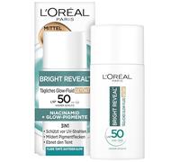 L'Oréal UV Teinté Quotidienne Lueur Fluide UV SPF 50 Niacinamide + Pigments Glow Moyen Bright Reveal 1 x 50 ml