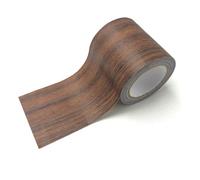 LOREC Brun Grainbois Réaliste Ruban Adhésif de Réparation Etanche Autocollant Ruban de Réparation de Grain en Bois pour Meubles, Porte, Sol, Table et Chaise Marron Foncé 5,7cm x 4,57m