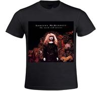 Loreena Mckennitt The Mask and Mirror Men's O-Neck Cotton Tee Shirt Black 3XL